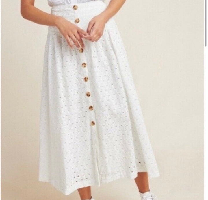 Maeve maxi skirt, 6 white