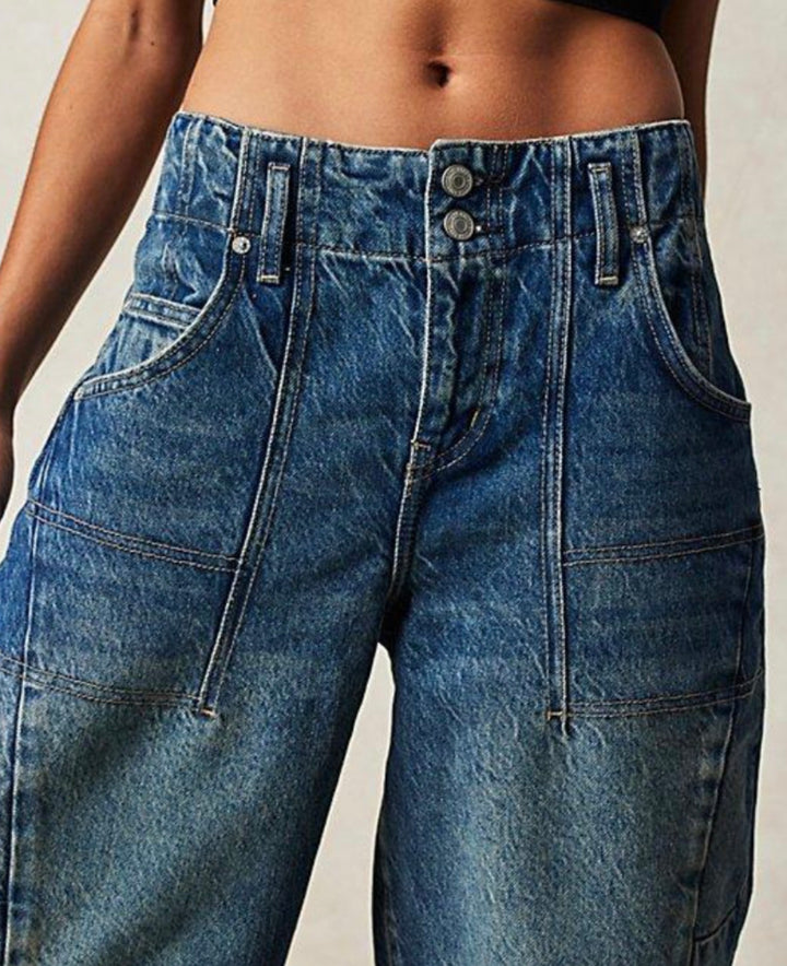 Free People denim shorts, 30 blue