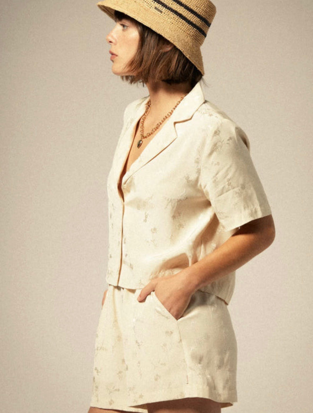 brixton pajamas, 8 off white