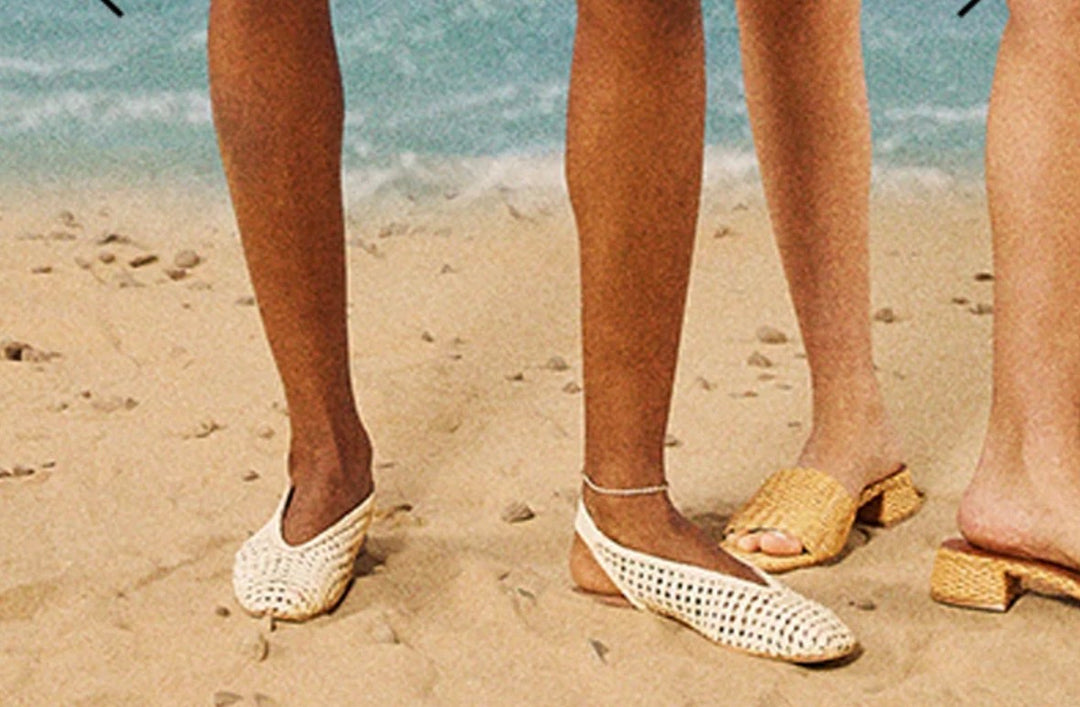 Steve Madden flats, 7.5 off white