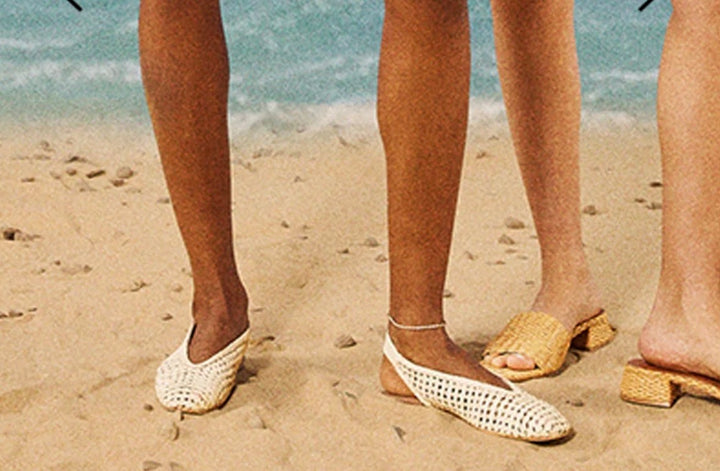 Steve Madden flats, 7.5 off white