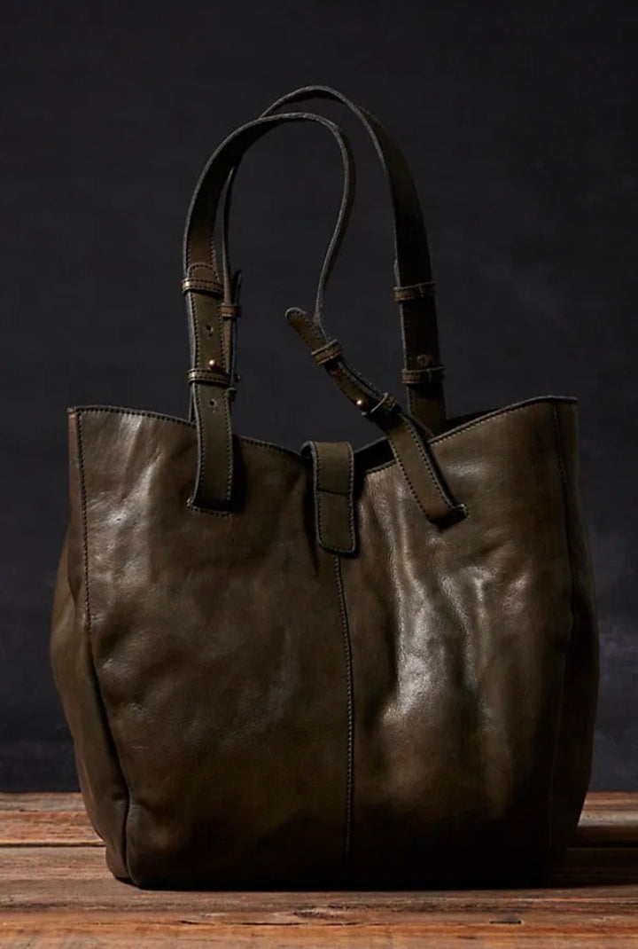 Free People tote, os olive