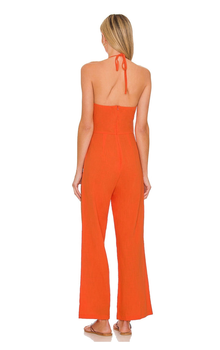 SNDYS pant romper, small orange