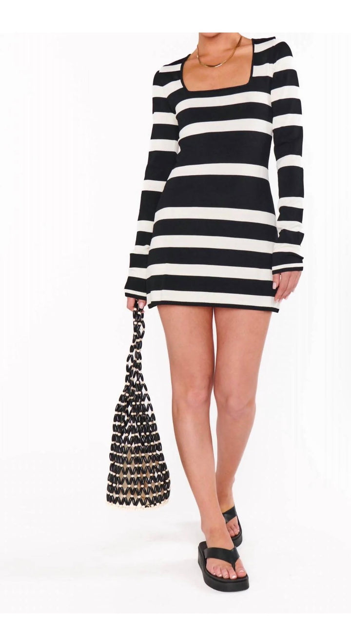 Show Me Your Mumu dress midi, xxl striped