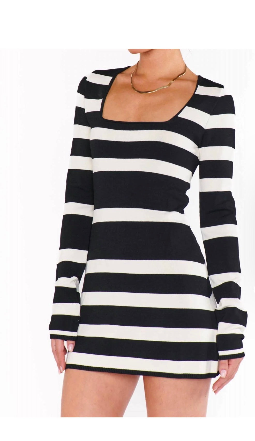 Show Me Your Mumu dress midi, xxl striped