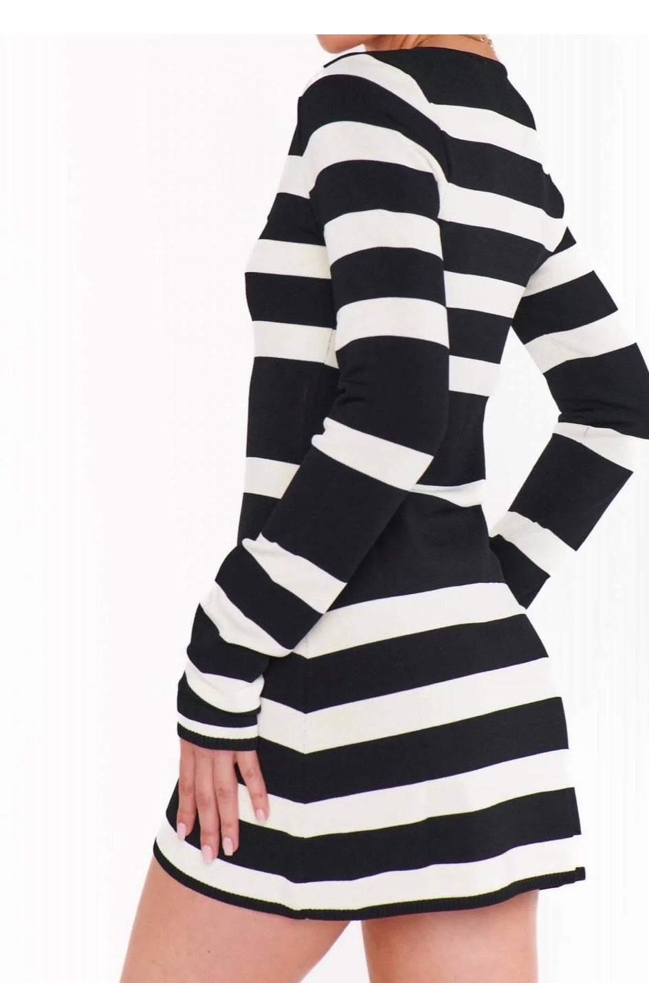 Show Me Your Mumu dress midi, xxl striped