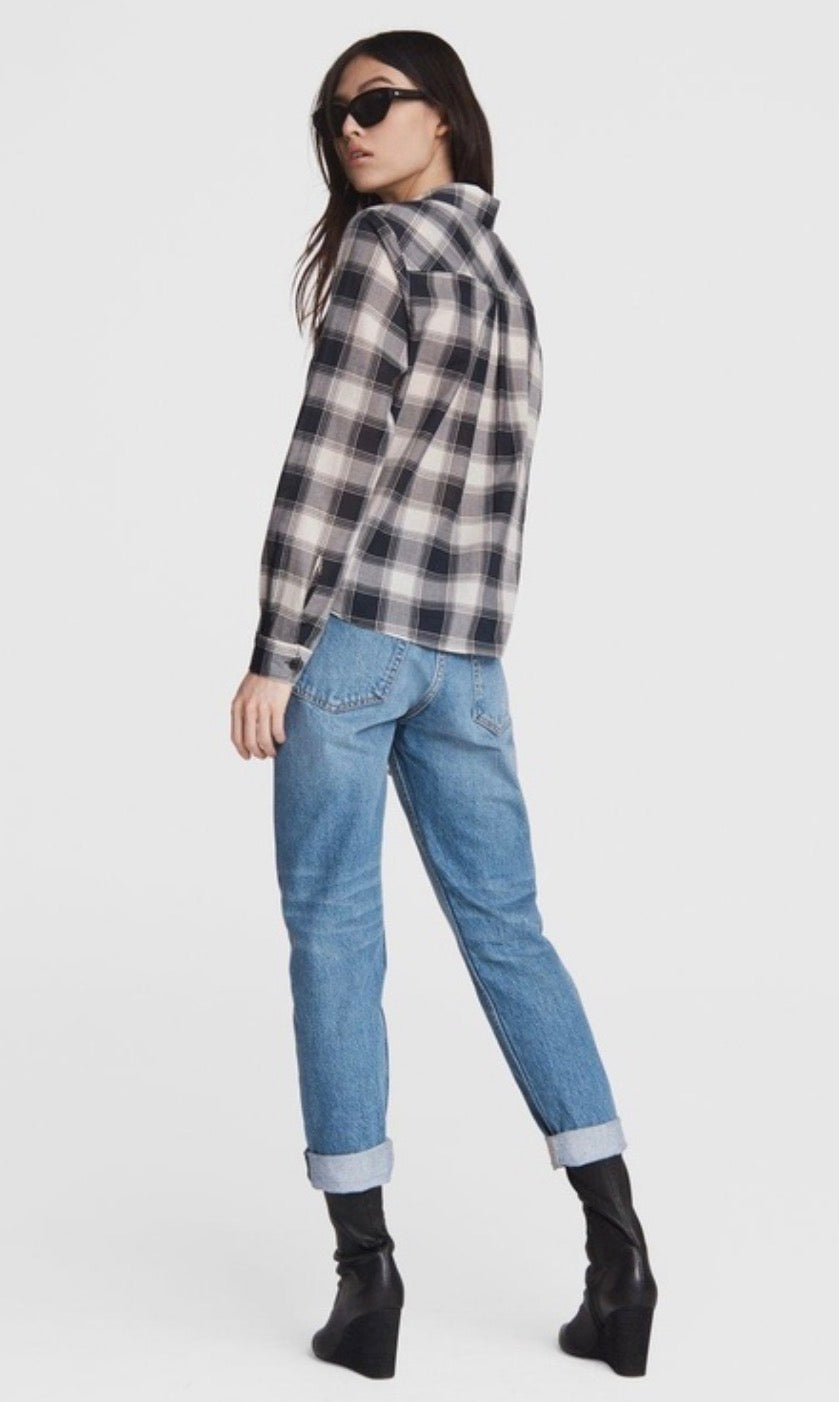 Rag and Bone blouse, small Plaid