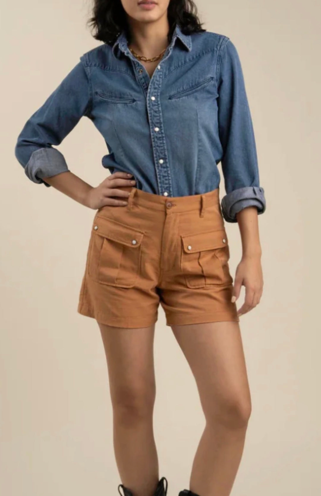 Sendero shorts, medium rust