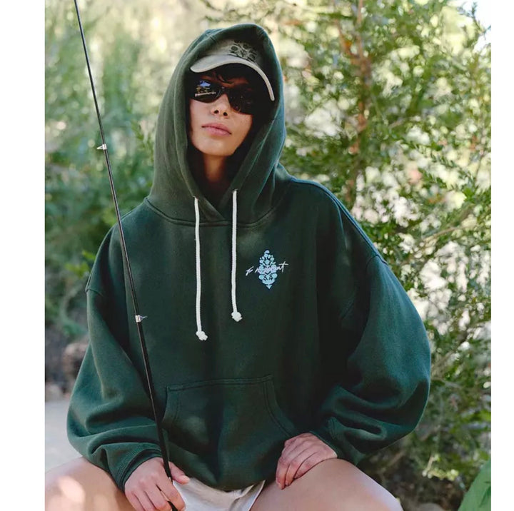 Free People sweatshirt, small green