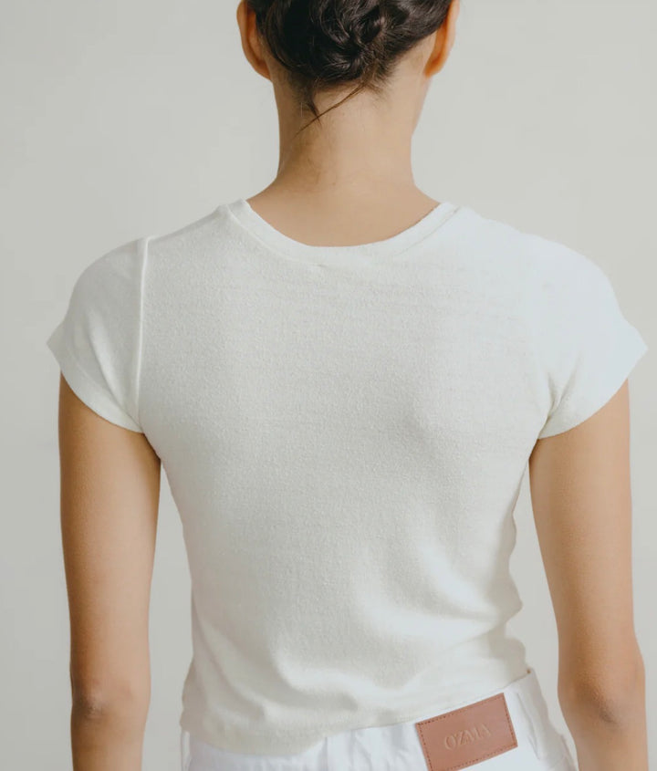 OZMA t-shirt, small off white