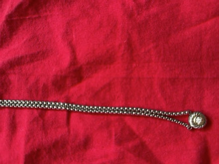 David Yurman necklace,  sliver
