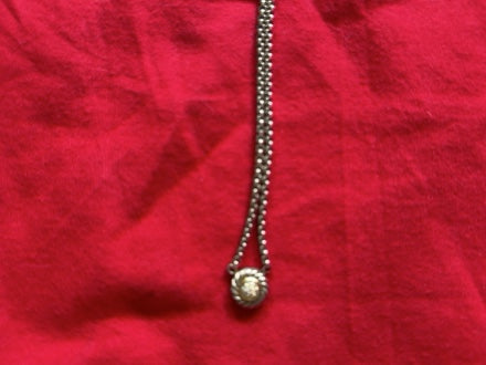 David Yurman necklace,  sliver